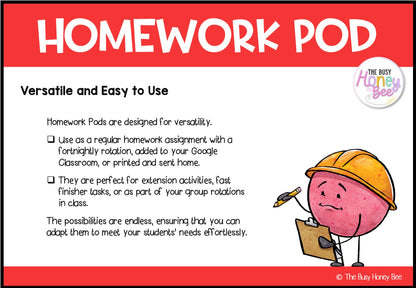 Stage 2 Year A Homework/Learning Pod 2