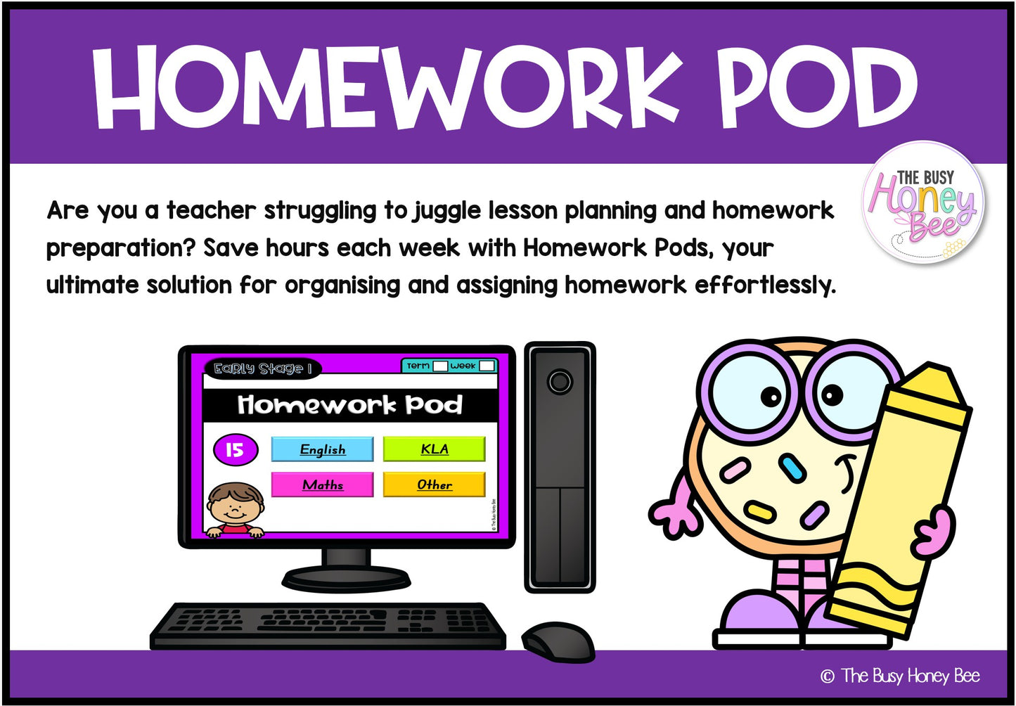 Early Stage 1 Homework/Learning Pod 15