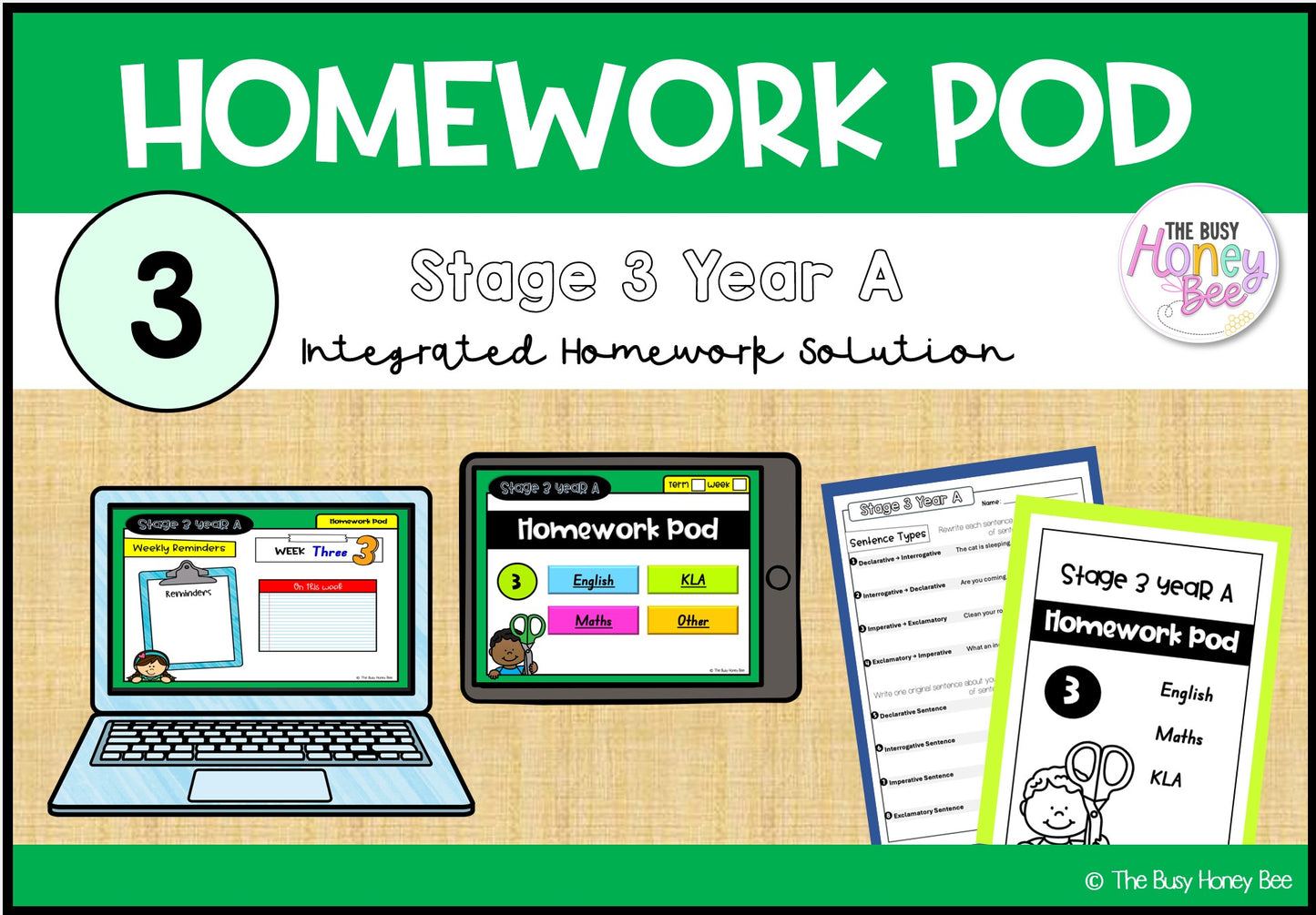 Stage 3 Year A Homework/Learning Pod 3