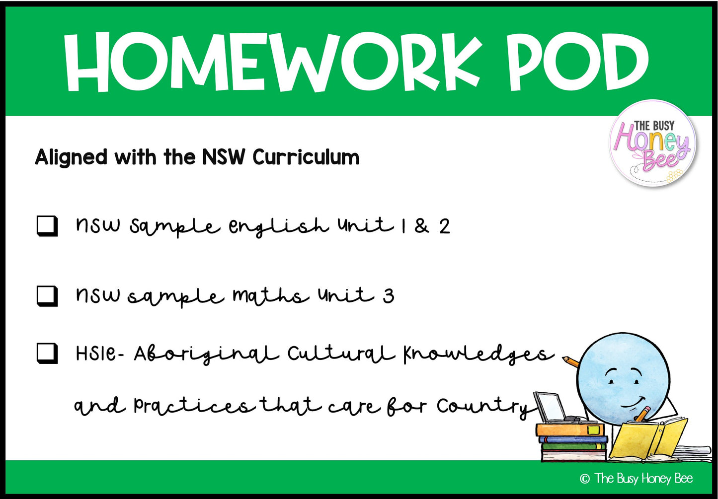 Stage 3 Year A Homework/Learning Pod 3