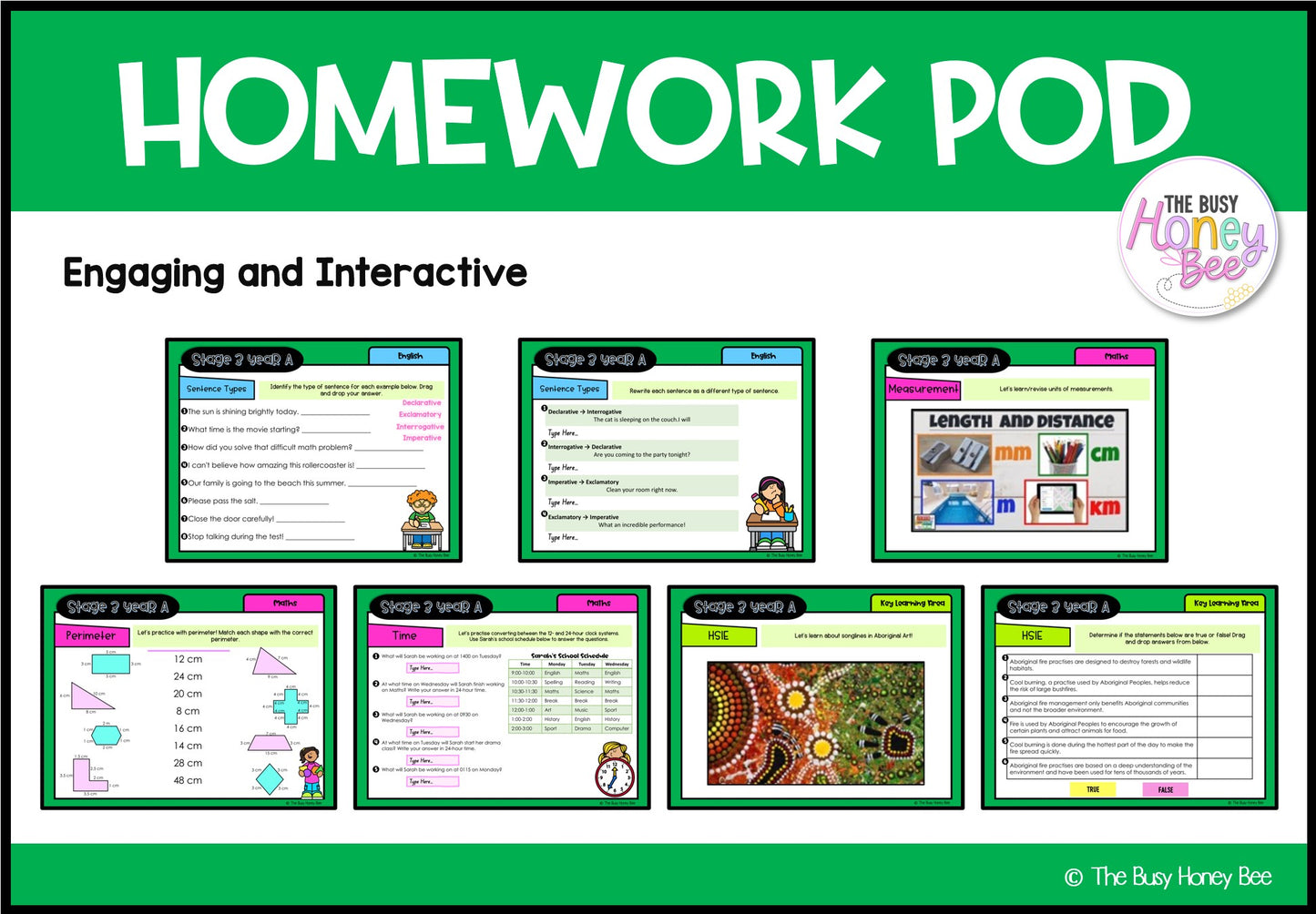 Stage 3 Year A Homework/Learning Pod 3