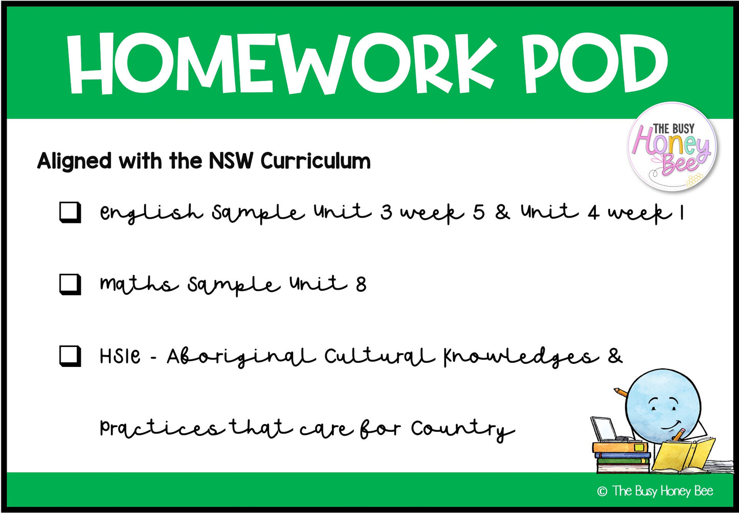 Stage 3 Year A Homework/Learning Pod 8