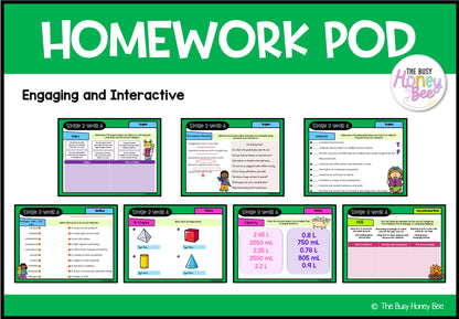 Stage 3 Year A Homework/Learning Pods Term 2 Mega Bundle