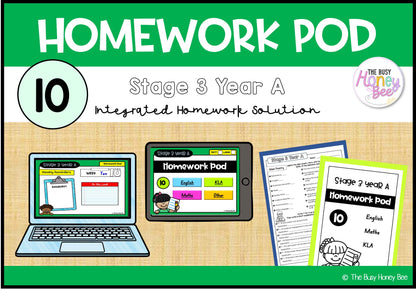 Stage 3 Year A Homework/Learning Pod 10