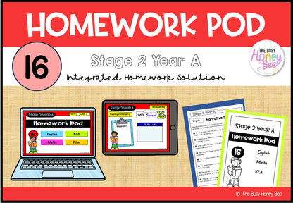 Stage 2 Year A Homework/Learning Pod 16