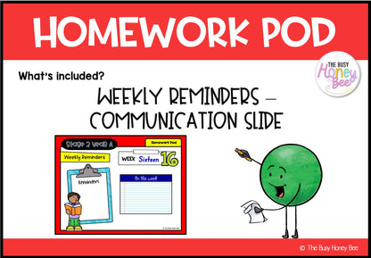 Stage 2 Year A Homework/Learning Pod 16
