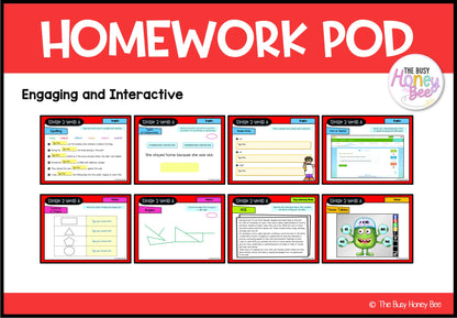 Stage 2 Year A Homework/Learning Pods Term 4 Mega Bundle