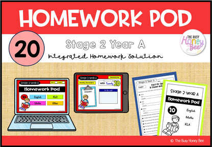 Stage 2 Year A Homework/Learning Pod 20