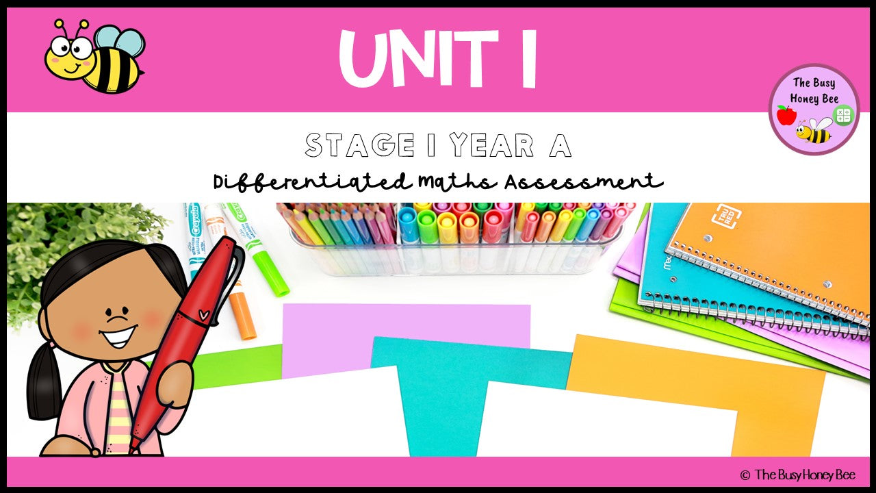 Stage 1 Year A Differentiated Maths Assessment Unit 1