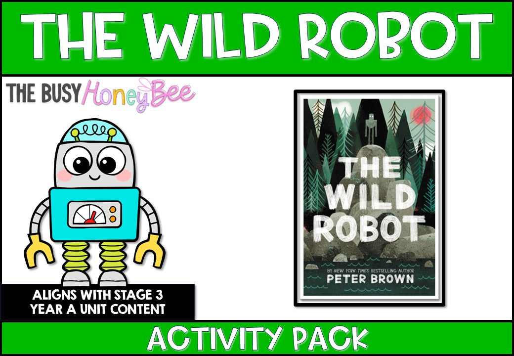 The Wild Robot Activity Pack