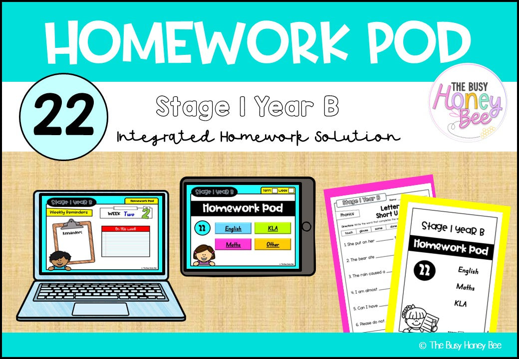 Stage 1 Year B Homework/Learning Pod 22