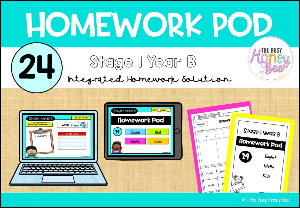 Stage 1 Year B Homework/Learning Pod 24