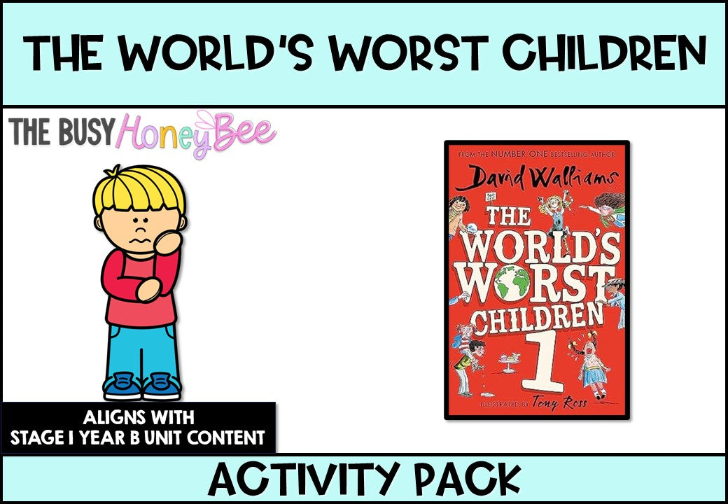 The World's Worst Children Activity Pack