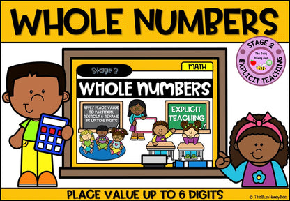 Year 4 Whole Number Place Value up to 6 digits Explicit Teaching Bundle