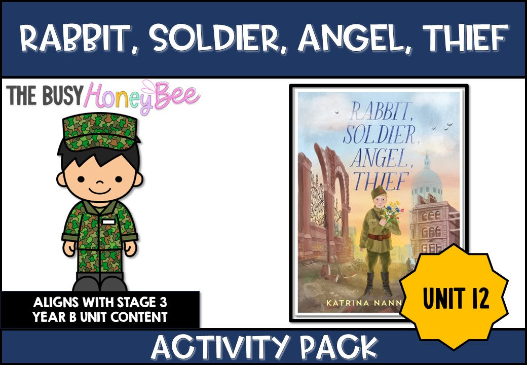 Rabbit, Soldier, Angel, Thief Unit 12 Activity Pack