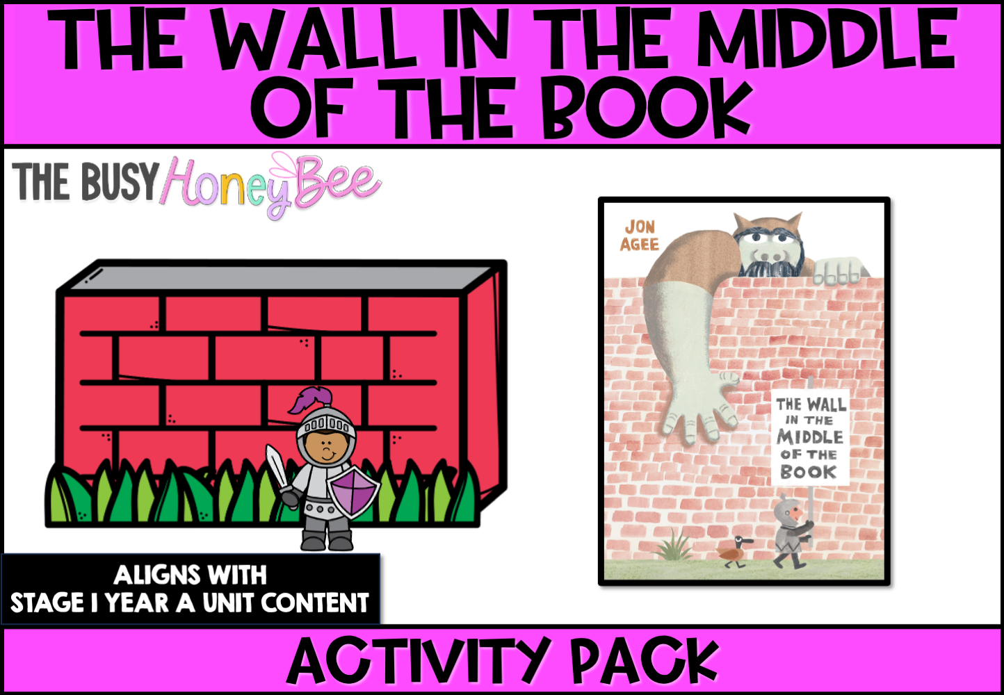 The Wall in the Middle of the Book Activity Pack