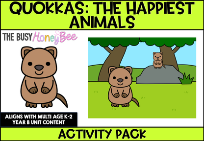 Quokkas: The Happiest Animals Activity Pack