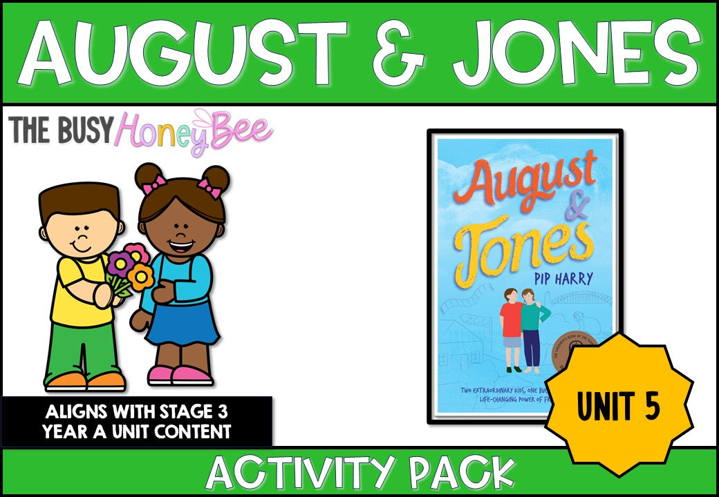 August and Jones Unit 5 Activity Pack