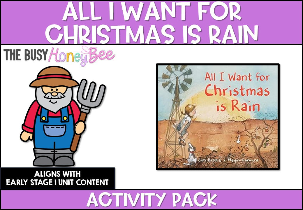 All I want for Christmas is Rain Activity Pack