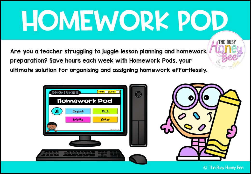 Stage 1 Year B Homework/Learning Pod 31