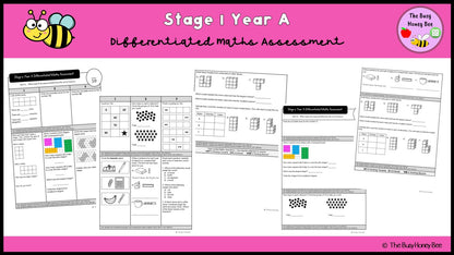 Stage 1 Year A Differentiated Maths Assessment Unit 14