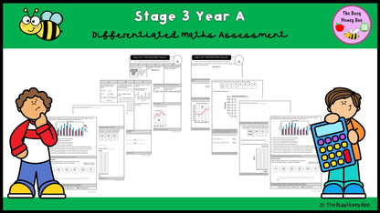 Stage 3 Year A Differentiated Maths Assessment Unit 5