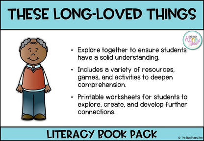 These Long-Loved Things by Ronojoy Ghosh, text by Josh Pyke - CBCA 2025 - Literacy Book Pack