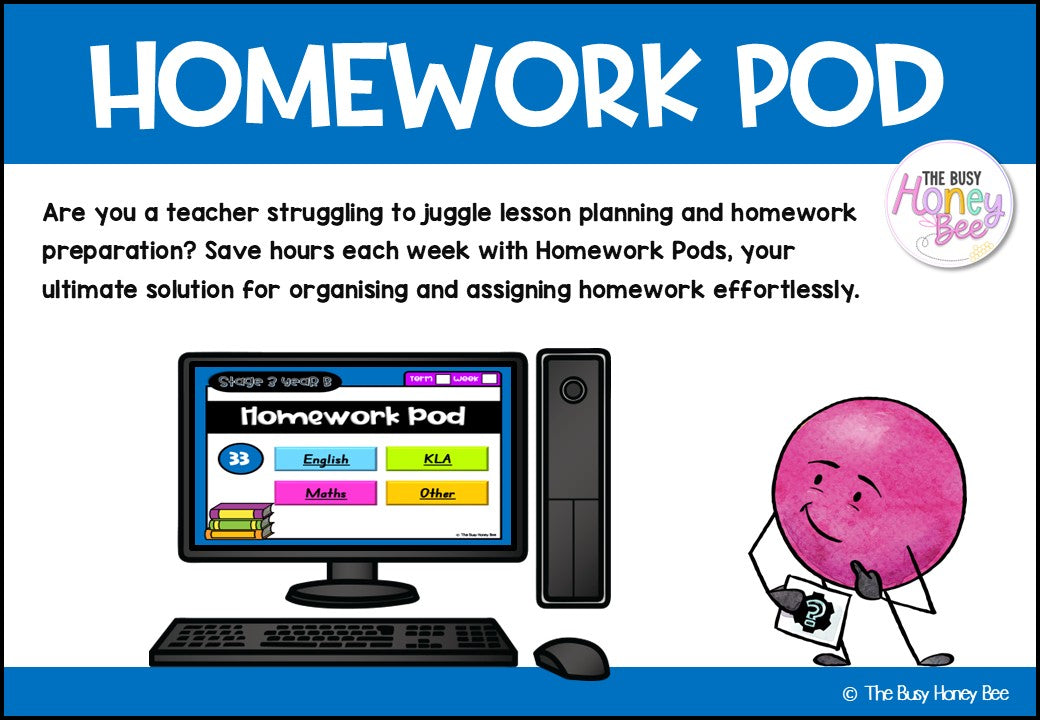 Stage 3 Year B Homework/Learning Pod 33