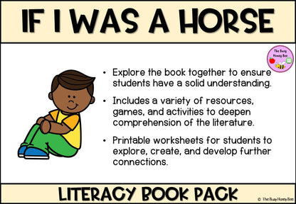 If I was a Horse - CBCA 2024 - Literacy Book Pack