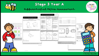 Stage 3 Year A Differentiated Maths Assessment Unit 17