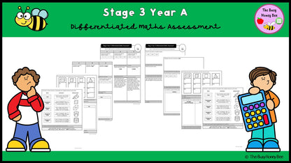 Stage 3 Year A Differentiated Maths Assessment Unit 10