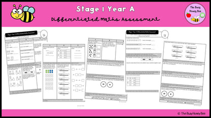 Stage 1 Year A Differentiated Maths Assessment Unit 9