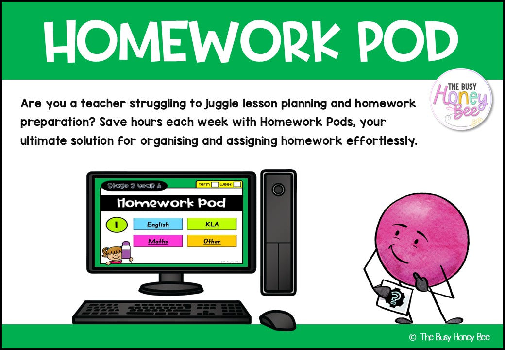 Stage 3 Year A Homework/Learning Pod 1