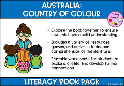 Australia Country of Colour - CBCA 2024 - Literacy Book Pack