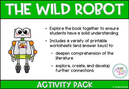 The Wild Robot Activity Pack