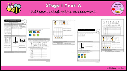 Stage 1 Year A Differentiated Maths Assessment Unit 18