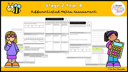 Stage 2 Year B Differentiated Maths Assessment Unit 36