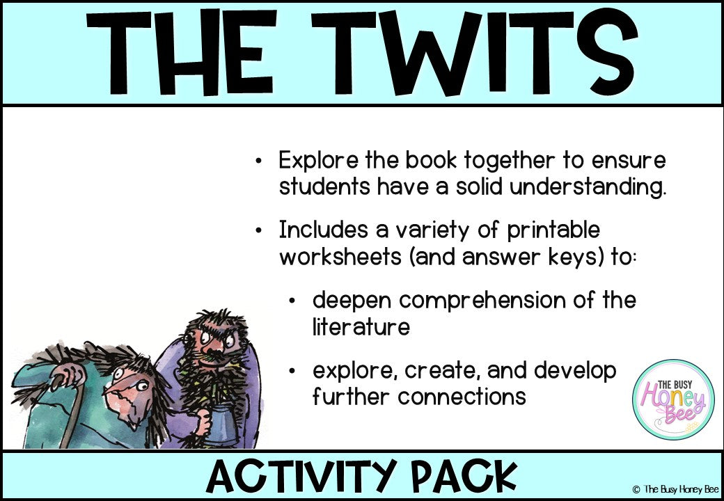 The Twits Activity Pack