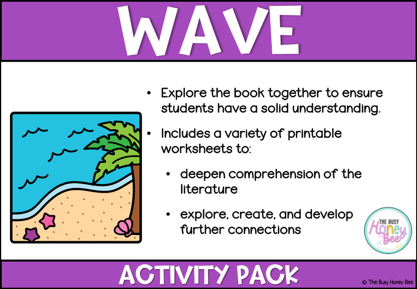 Wave by Suzy Lee Activity Pack