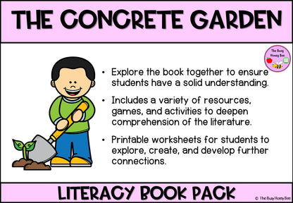 The Concrete Garden - CBCA 2024 - Literacy Book Pack