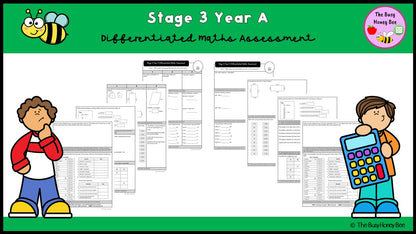 Stage 3 Year A Differentiated Maths Assessment Unit 3