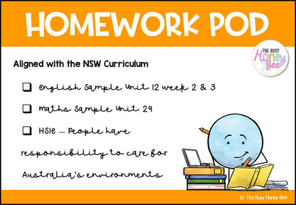 Stage 2 Year B Homework/Learning Pod 29