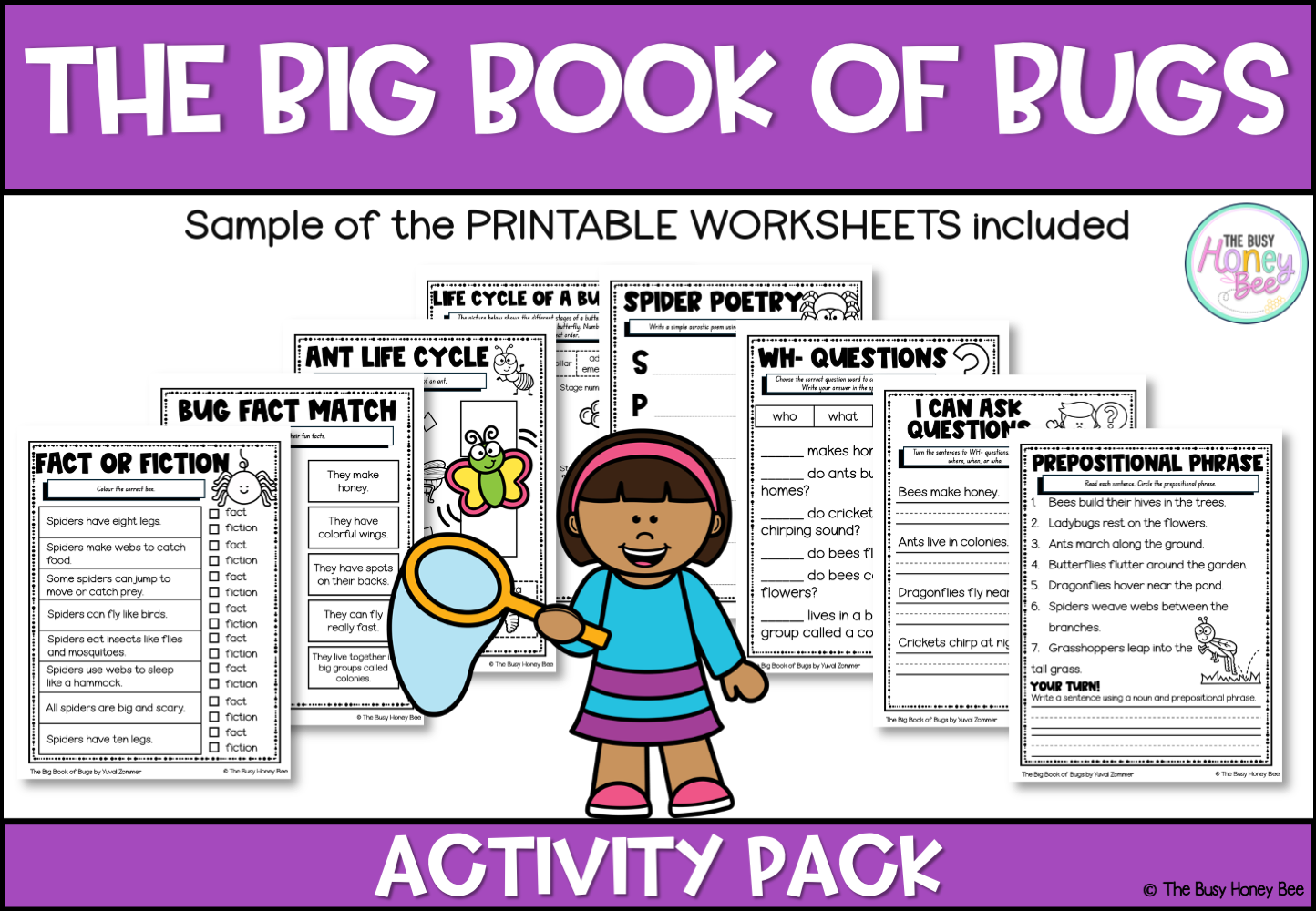 The Big Book of Bugs Activity Pack