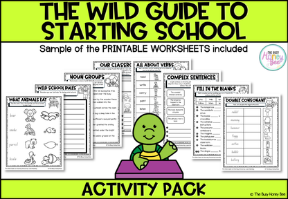 The Wild Guide to Starting School Activity Pack