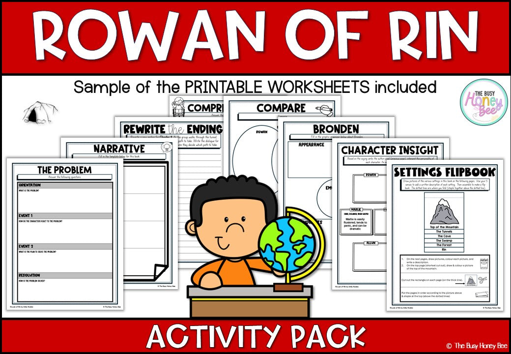 Rowan of Rin Activity Pack