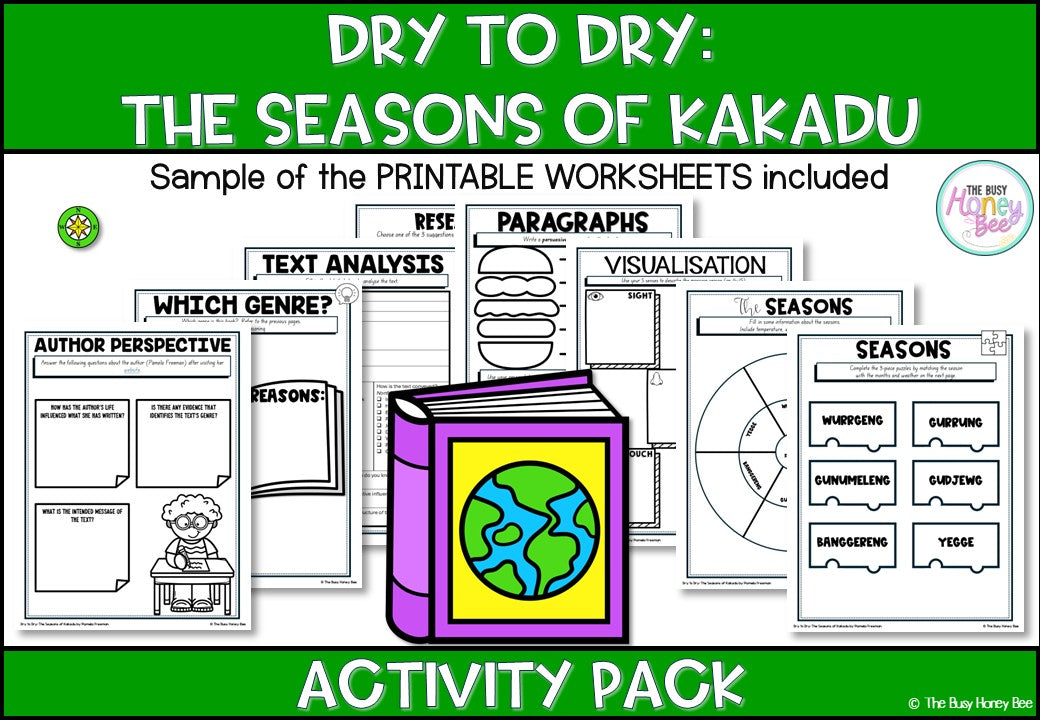 Dry to Dry: The Seasons of Kakadu Activity Pack