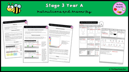 Stage 3 Year A Differentiated Maths Assessment Unit 4