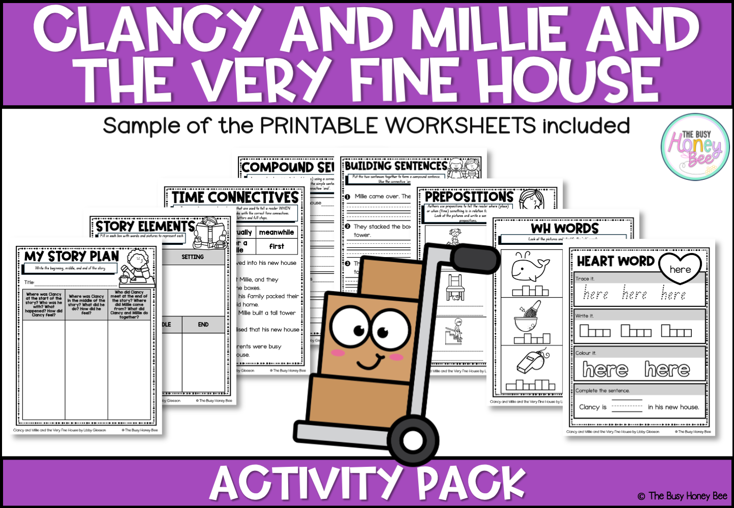 Clancy and Millie and the Very Fine House by Libby Gleeson Activity Pack