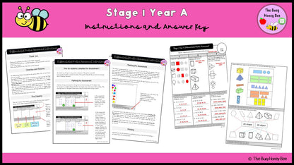 Stage 1 Year A Differentiated Maths Assessment Unit 19