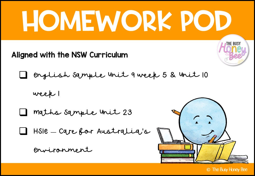 Stage 2 Year B Homework/Learning Pod 23